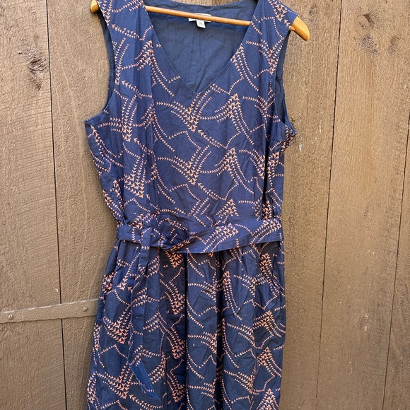 LL Bean Signature Dress womens 16 cotton - Picture 1 of 3